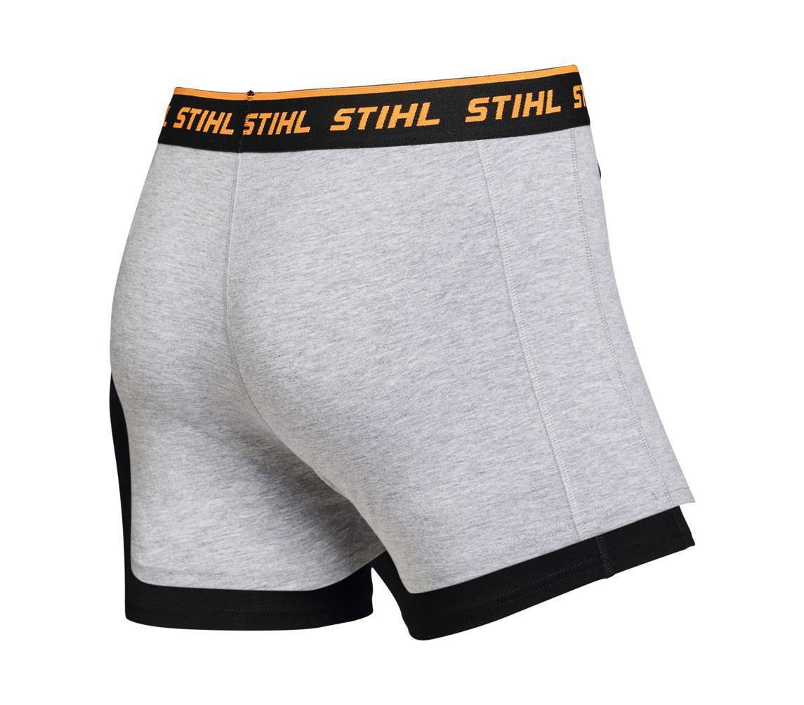 Boxershorts LOGO 2-pakk svart / grå