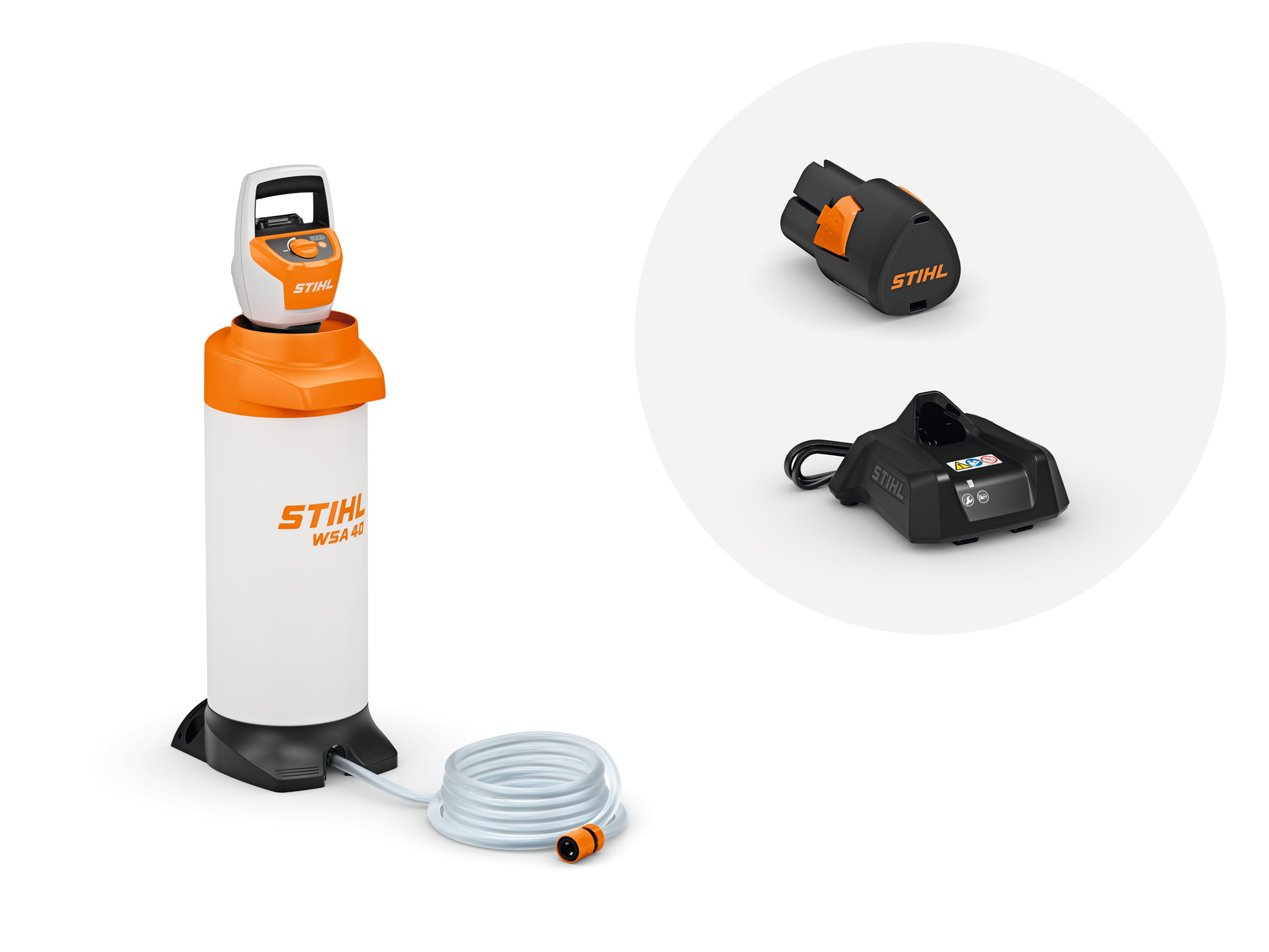 WSA 40 med batteri AS 2 og lader AL 1