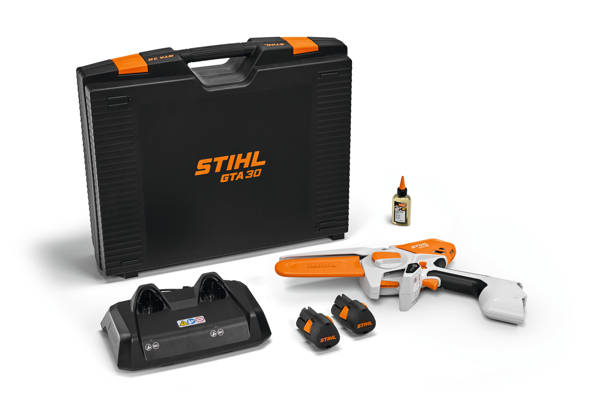 GTA 30 med 2x AS 2-batterier og 1x AL 5-2-lader